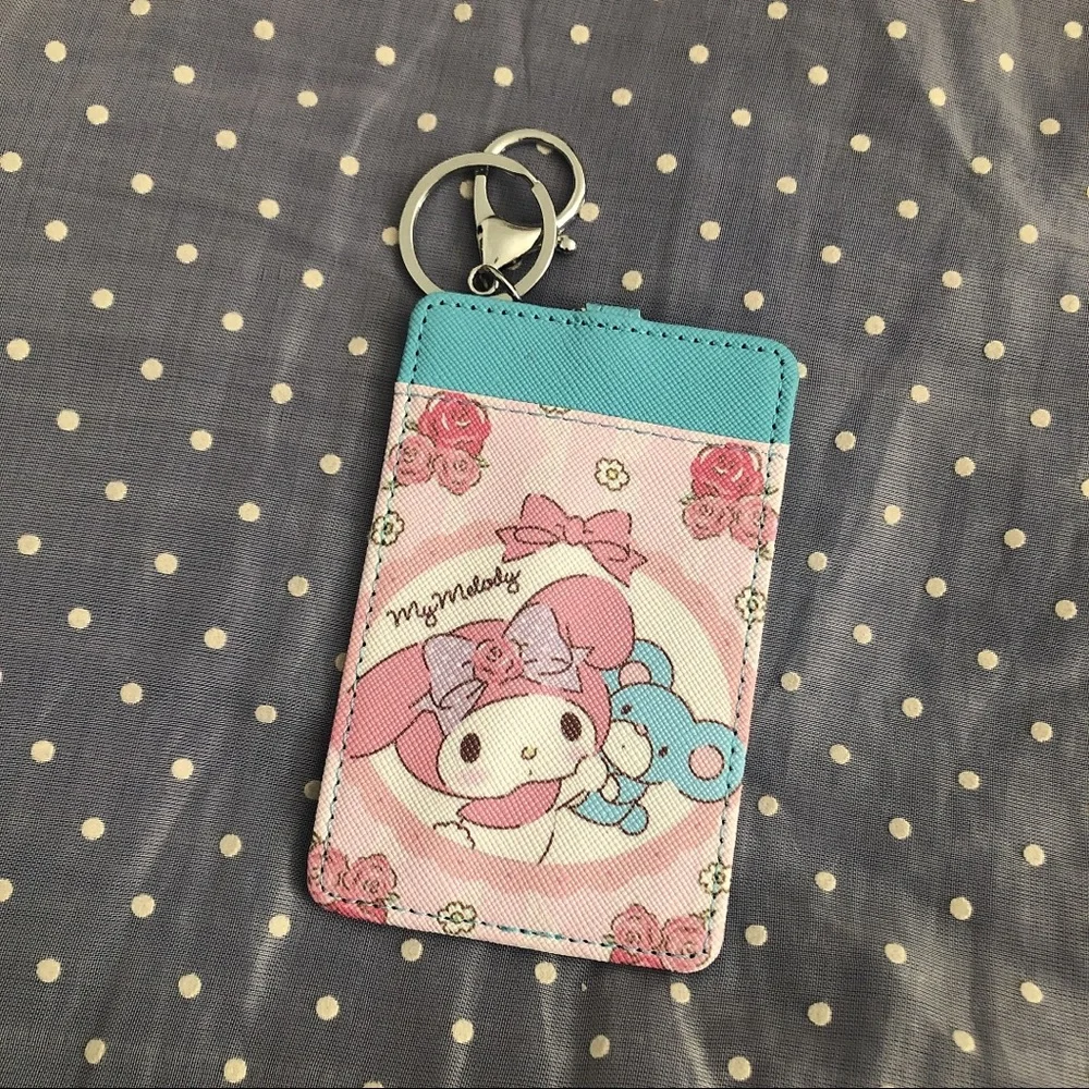 Melody card holder with key ring